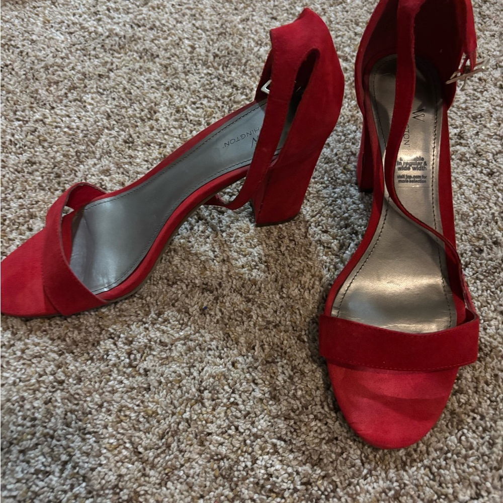 Elegant Red Women's Heels
